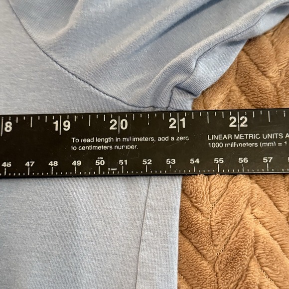 Lauren Conrad Womens XL Blue Tunic Rushing Cottagecore Casual Resortwear Outing - Picture 5 of 9